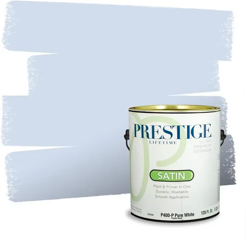 Miniatura 735 de Pintura Exterior + imprimación PRESTIGE, todo-en-uno, 1 galón, acabado mate, color comparable al Valspar* Royal Gray* VS151-Gris real