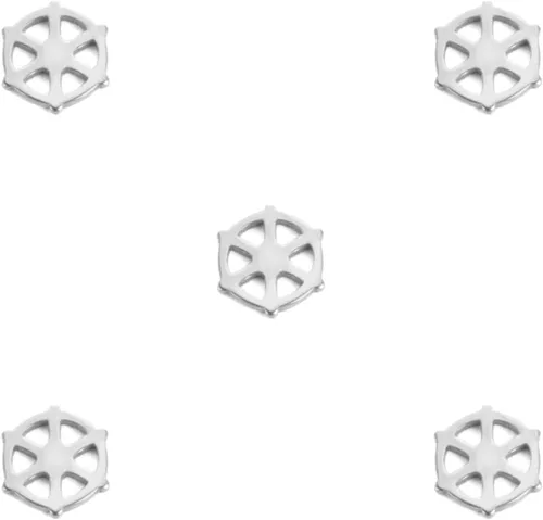 Miniatura 28 de kkjoy 5 dijes de acero inoxidable para hacer joyas y manualidades, varios colgantes pequeños, suministros de manualidades, accesorios para pulseras