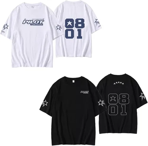 Miniatura 2 de Skz 5 Star Album Merch Shirt Felix Jisung Hyunjin Minho Bangchan Changbin Concerts Tee Rockstar 8th Tops