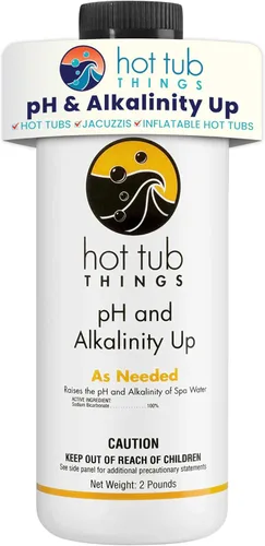 Hot Tub Things Aumento de pH y alcalinidad para bañera de hidromasaje, choque de piscina, aumento de alcalinidad, aumento de pH y refuerzo alcalino