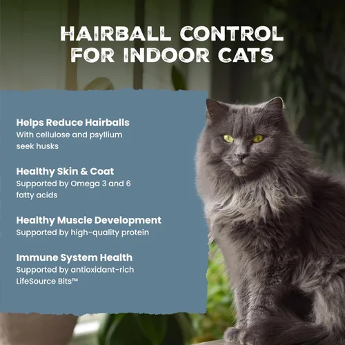 Miniatura 3 de Blue Buffalo Wilderness Alimento seco natural sin granos con alto contenido de proteínas para gatos adultos, control de bolas de pelo en interiores