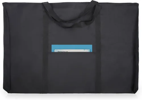 Miniatura 10 de JJRING Dacron - Bolsa ligera para portafolio de arte, 19.6 x 25.6 pulgadas, para 18 x 24 pulgadas, funda de almacenamiento negra para póster