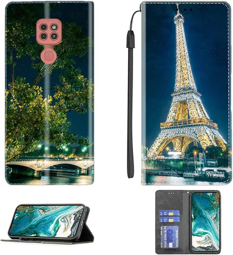 Miniatura 215 de Funda para Moto One Zoom compatible con Motorola One Zoom Phone Case Flip Stand Cover Magnetic Close YHD