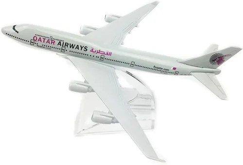Miniatura 2 de 1:400 A380 Qatar Airways Avión Modelo Simulación Avión Modelo Avión Avión Modelo Aviación Aviación Modelo Kit de Aviación para Colección