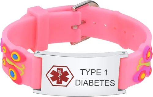 Miniatura 39 de Pulsera de Identificación Médica Personalizada para Niños - Pulsera de Identificación de Silicona Linda para Autismo Alergia Convulsiones