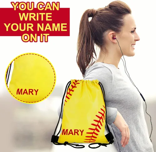 Miniatura 6 de Shappy 12 bolsas con cordón a granel, pequeñas bolsas deportivas para golosinas, mochila de golosinas para bailes, fiestas de cumpleaños, regalos