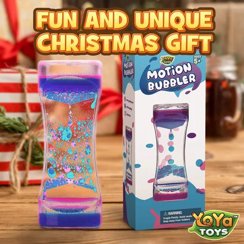 Miniatura 9 de YoYa Toys Liquimo - Bolígrafo de Burbujas de Movimiento Líquido 1 Paquete - Juguete Sensorial para Niños y Adultos - Temporizador de Burbujas