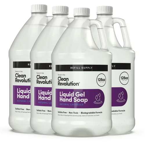 Miniatura 31 de Clean Revolution Jabón de manos en gel líquido, líquido sedoso rico, espuma rápida, enjuague rápido, contiene aceites esenciales reales