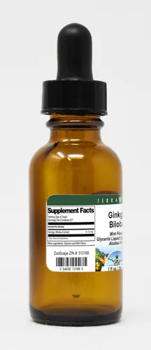 Miniatura 4 de Extracto líquido de glicerita de Ginkgo Biloba (1:5) - Sabor a menta (1 oz, ZIN: 513168)