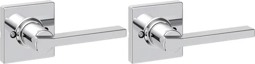 Miniatura 53 de Kwikset Casey - Manija de puerta de paso interior, palanca para puertas de armario y pasillo, manija reversible sin bloqueo, negro mate