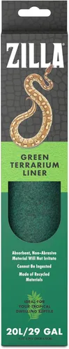 Miniatura 11 de Zilla, Sustrato para terrario para cama de reptiles, forro del suelo, verde, 40BR/50G, 17.25" x 35.25