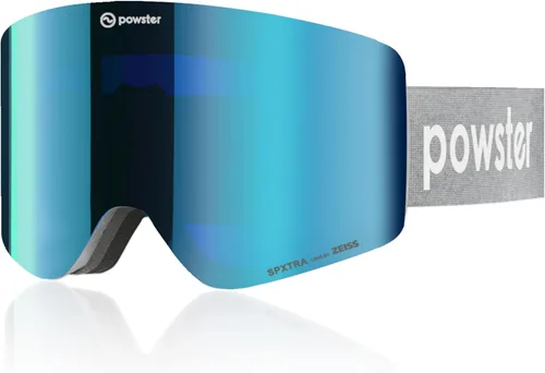 Miniatura 30 de Powster - Gafas de esquí OTG, gafas de snowboard magnéticas, lente intercambiable sin marco, protección UV, antiniebla, para patinaje móvil