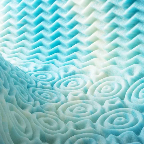 Miniatura 8 de Best Price Mattress - Cubrecolchón de espuma viscoelástica de 2 pulgadas con 5 zonas, con gel en espiral Aerobreeze, certificado CertiPUR-US, Dorm
