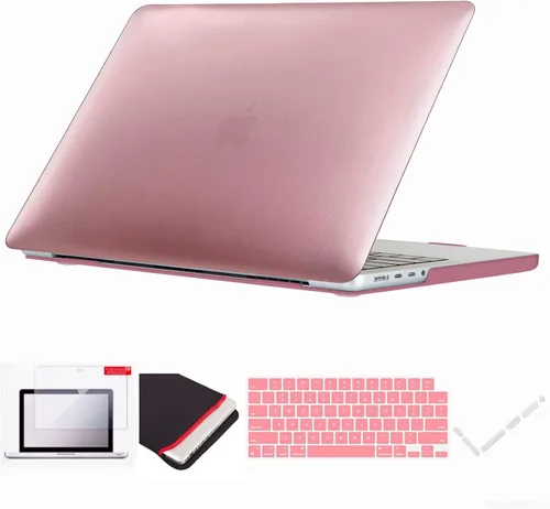 Miniatura 32 de Se7enline Funda rígida compatible con MacBook Pro 2021-2025 de 14 pulgadas para A3434 A2442 A2779 A2918 A2992 A3112 A3401 M5 M4 M3 M2 M1 y teclado