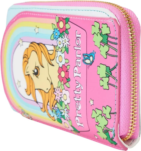 Miniatura 2 de Loungefly Hasbro My Little Pony - Cartera con cremallera para el 40 aniversario, Multicolor -, Retro Floral