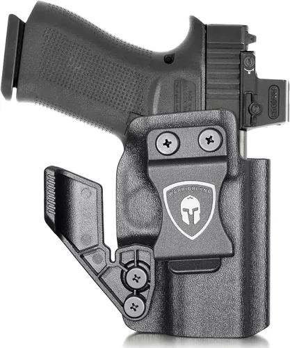 Miniatura 12 de Funda WARRIOLAND IWB de Kydex con corte óptico y garra, ajuste selecto para Glock 17/19/ 19X/ 43X/ 26/MOS, P365/P365X/ P365XL/ P320, Hellcat