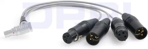 Miniatura 5 de Cable de audio Atomos Breakout de 10 pines a XLR de 3 pines para grabador de monitor Shogun (10pin-3XLR)