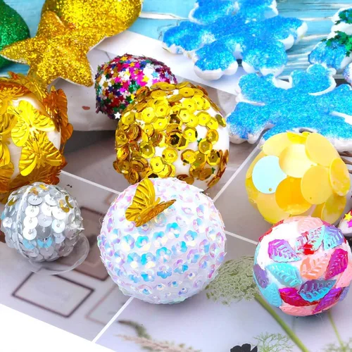 Miniatura 7 de CCINEE 2 piezas de 7.9 pulgadas de bolas de espuma blancas de poliestireno para manualidades, bolas de espuma para arte, manualidades, hogar