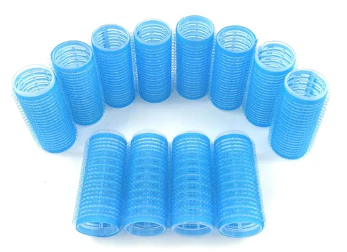Miniatura 14 de Rulos de pelo pequeños autoadhesivos de Kamay's, rizadores de agarre de velcro para peinados de bricolaje o salón de peluquería