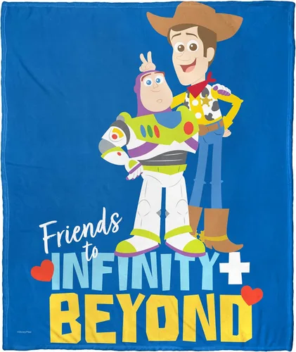Miniatura 7 de Northwest Toy Story - Manta de seda táctil, 50 x 60 pulgadas, Buzz Bright