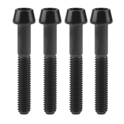 Miniatura 42 de Titanio Ti M6 x 10 16 18 20 25 30 35 40 45 50 55 60 2.559 in Allen - Tornillos hexagonales de 2.559 in, tornillos cónicos, paquete de 4