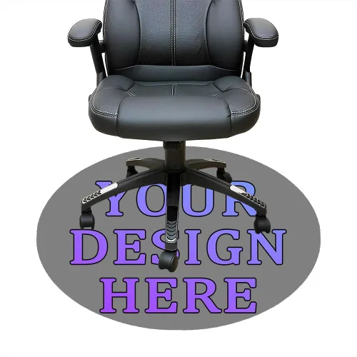 Miniatura 69 de Tapete redondo personalizado para silla de escritorio de oficina, diseño de tu propio logotipo de foto, texto, alfombrillas circulares