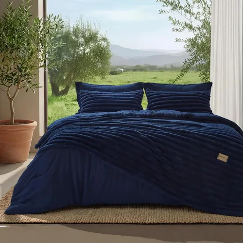 Miniatura 12 de Bedsure Gentlesoft™ Juego de edredón individual 2 en 1 y manta esponjosa desmontable, juego de ropa de cama beige para uso en todas las estaciones