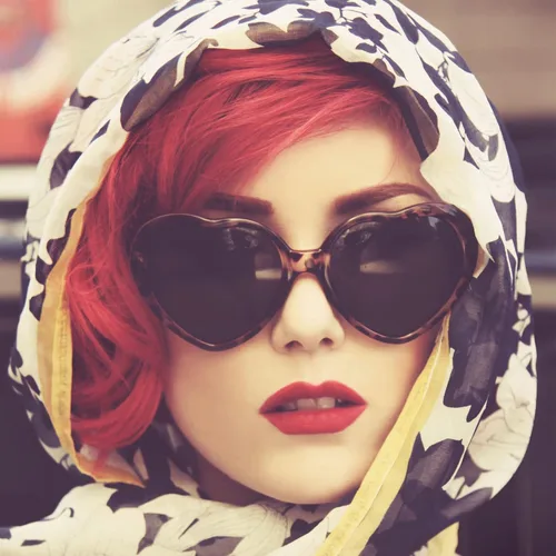 Miniatura 3 de Gafas de sol en forma de corazón para mujer, gafas de corazón de moda, lindas gafas de sol retro, Taylor Cupid Party