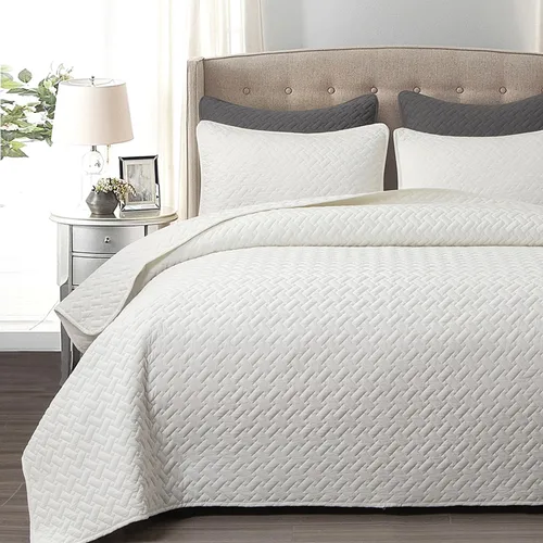 Miniatura 20 de EMME Colchas Juegos de Ropa de Cama Tamaño Queen Colcha Azul Marino, Juego de Cama Suave y Ligero Prelavado, Cubrecama de Microfibra Reversible