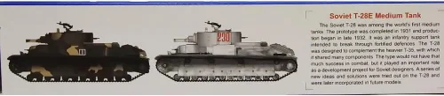 Miniatura 2 de Hobby Boss Kit de modelo de tanque mediano soviético T-28E