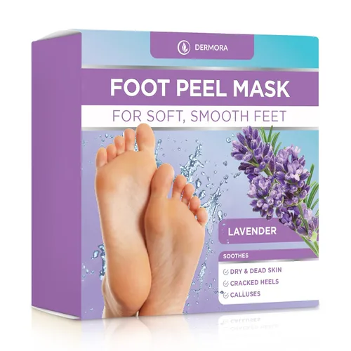 Miniatura 14 de DERMORA Mascarilla Exfoliante para Pies Mascarillas Exfoliantes para Pies Pies Secos, Agrietados, Callo, Removedor de Piel Muerta Pies Suaves