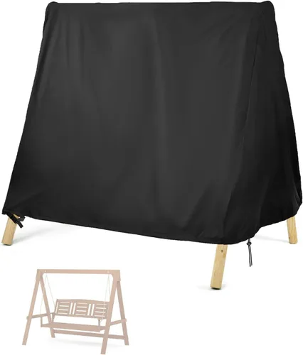 Miniatura 9 de Kasla Outdoor Swing Cover, Waterproof and Heavy-Duty Cover for Patio A Frame Swing Set & Porch Glider Hammock & Porch Swing Stand