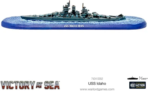 Miniatura 5 de Warlord Victory at Sea USS Idaho US Navy for Victory at Sea WWII - Kit de plástico para acorazado de la Segunda Guerra Mundial 742412052, grande