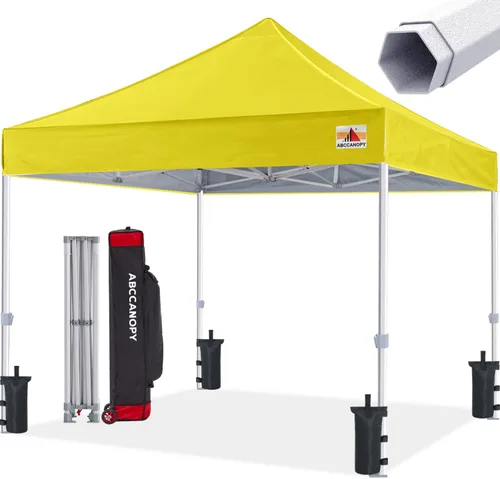 Miniatura 43 de ABCCANOPY Tienda de campaña con toldo emergente comercial 10x10 Serie Premium, Beige