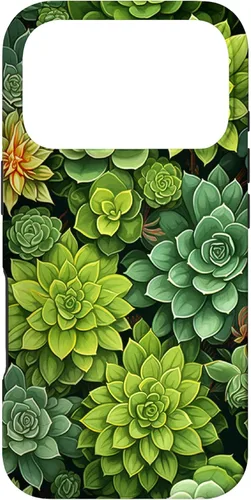 Miniatura 29 de Funda para iPhone 12 Pro Max Suculenta Plantas Botánicas Verde Floral Patrón Flor Cactus