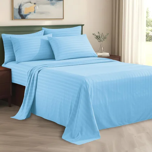 Miniatura 13 de Elegant Comfort Silky-Soft - Juego de sábanas de 4 piezas de calidad hotelera 1500 Premier, sin arrugas, tamaño matrimonial, color negro