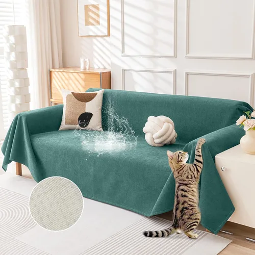 Miniatura 19 de Deep Dream Funda para Sillón Resistente a Arañazos de Gato, Funda Impermeable para Sofá para Perros, Protectores de Sofá Amigables con Mascotas