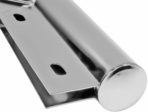 Miniatura 8 de Mytee Products Juego de soportes de suspensión de lodo con resorte en ángulo cromado, 28 pulgadas de longitud, espaciado de pernos de 1-1/8