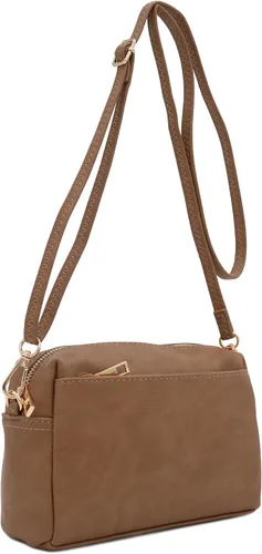 Miniatura 63 de FashionPuzzle Triple Zip Small Crossbody Bag