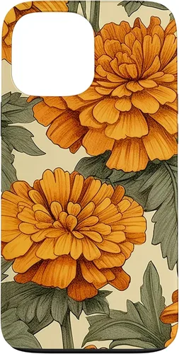 Miniatura 23 de Funda para iPhone 14 Pro Max Watercolor Marigold Flower