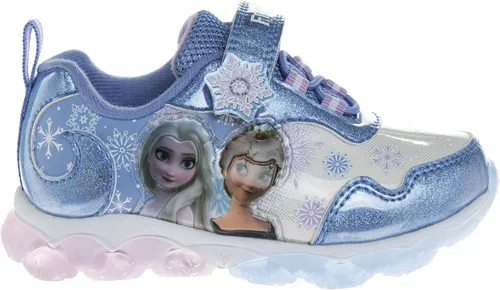 Miniatura 5 de Disney Zapatillas de deporte Frozen para niñas sin cordones con luz para correr bebéniña pequeña Púrpura tornasol