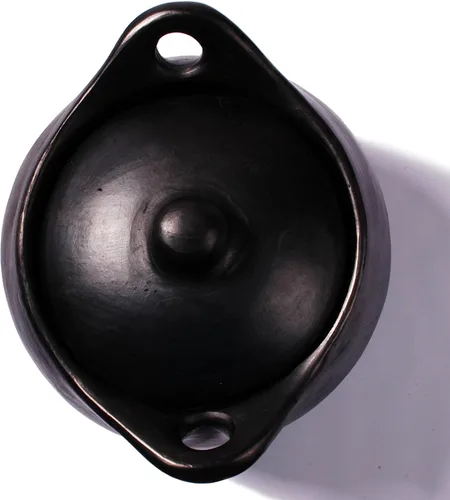Miniatura 4 de Ancient Cookware, Olla de arcilla Chamba para guiso, extra pequeña, 1.5 cuartos