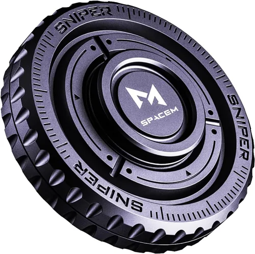 Miniatura 10 de Juguete Fidget Spinner 3 en 1 Mejorado: Mayor Tiempo de Giro Silencioso y Brillo. Spinner Magnético, Clicker, Deslizador para Alivio del Estrés