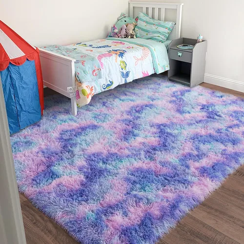 Miniatura 57 de Alfombras de Pasillo para Dormitorio 2x6 pies Alfombras de Pasillo para Pasillos Antideslizantes Suaves de Pelo Largo Alfombra de Cabecera, Alfombra