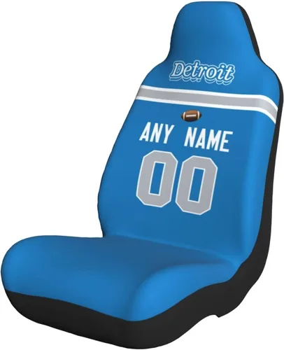 Miniatura 16 de Fundas de asiento de coche de fútbol personalizadas, accesorios personalizados para automóvil, regalos de Arizona con nombre y número, funda