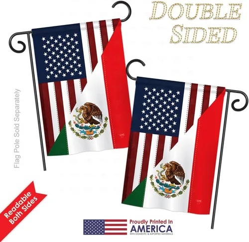 Miniatura 8 de Juego de banderas de la amistad de Estados Unidos y México, juego de banderas regionales de Estados Unidos, alianza mundial, país, área particular