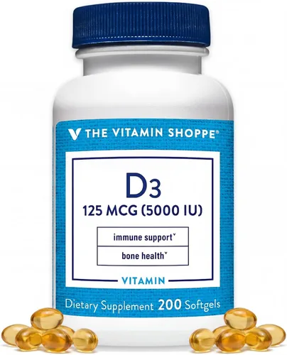 Miniatura 6 de Vitamina D3-5,000 UI (100 cápsulas blandas)
