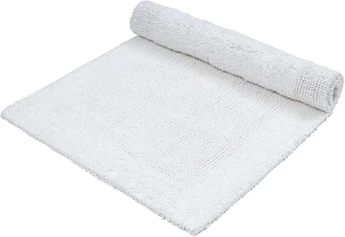Miniatura 7 de Alfombra de baño de felpilla de algodón de 17 x 24 pulgadas, color beige, tapete de baño de felpa suave, ultra absorbente, de secado rápido, lavable