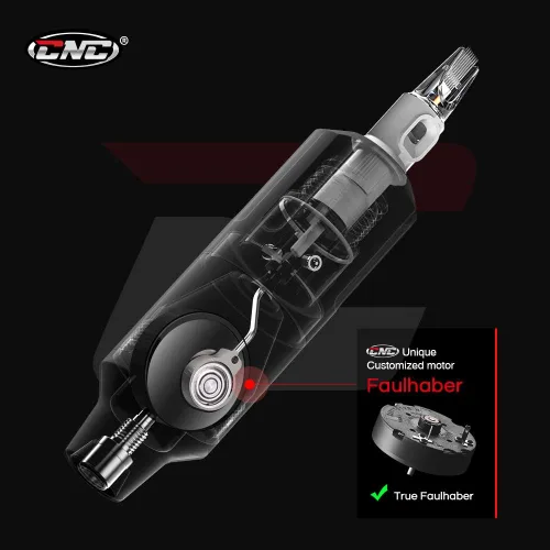 Miniatura 3 de Hawink Máquina corta rotatoria del tatuaje de la pluma con la fuente alemana CNC-Q2 del tatuaje del motor de FAULHABER