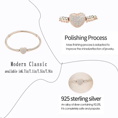 Miniatura 2 de Pulsera de serpiente de plata esterlina S925